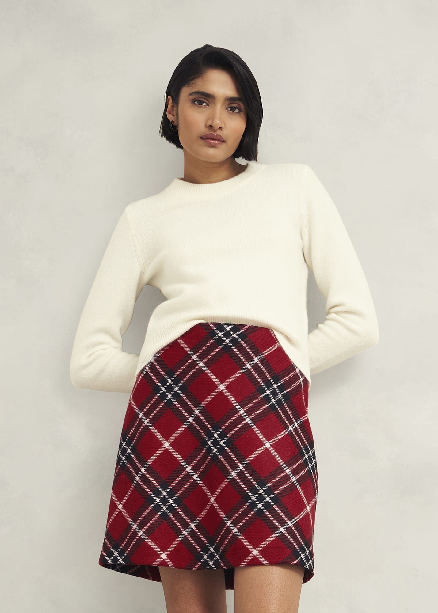 Short wool skirt uk sale