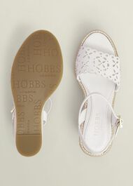 Sairey Leather Espadrilles, Ivory, hi-res