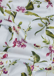 Freda Floral Dress, Pale Blue Multi, hi-res