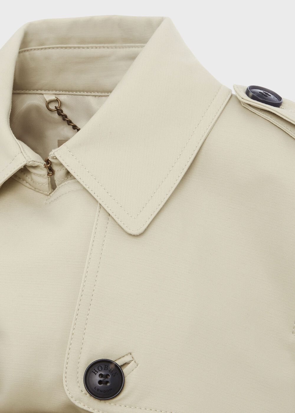 Petite Saskia Water Resistant Trench Coat, New Neutral, hi-res