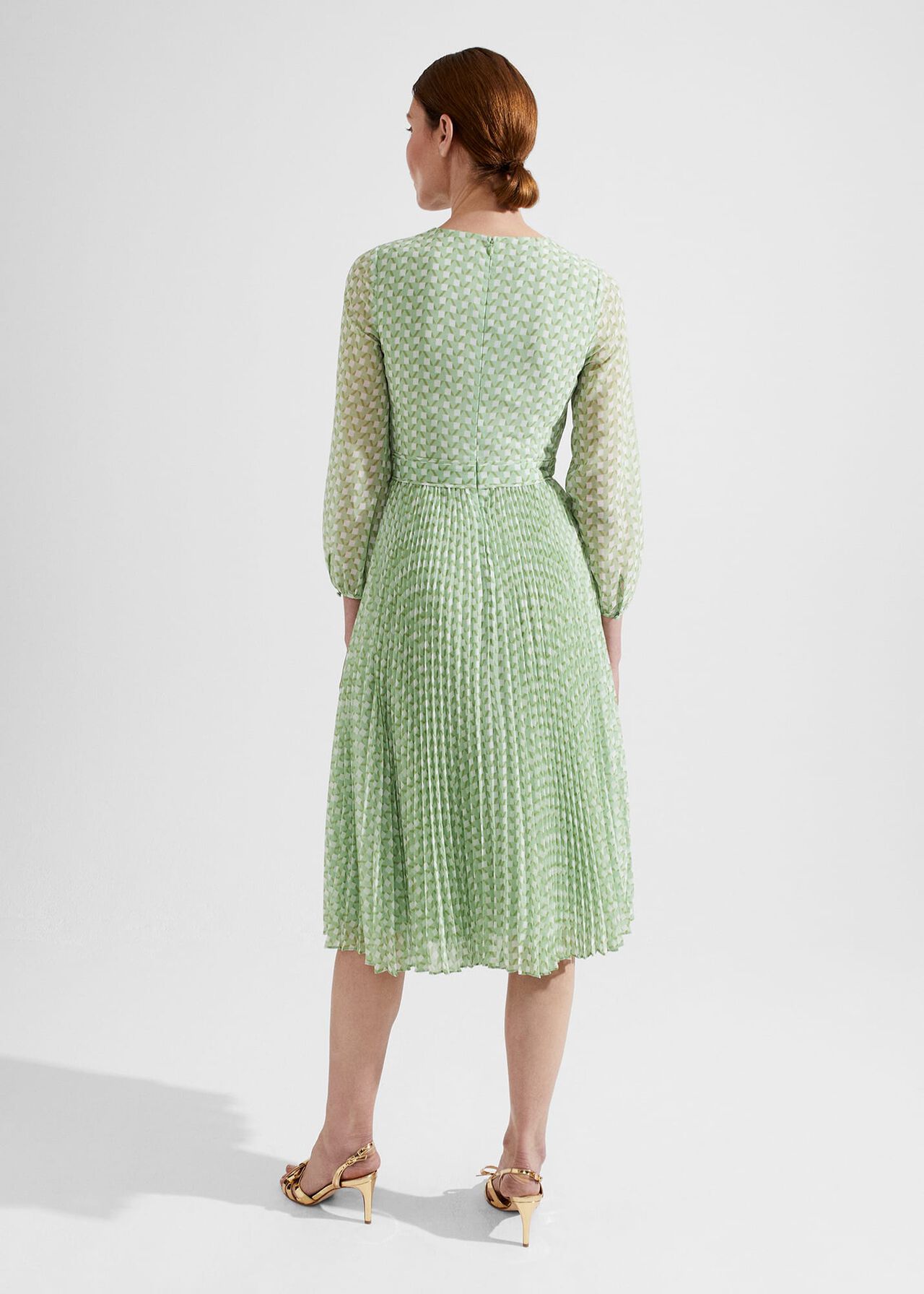 Salma Dress, Green Multi, hi-res