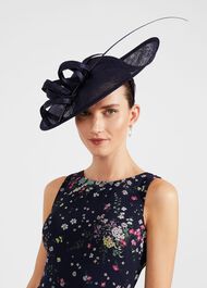 Melanie Fascinator, Midnight, hi-res