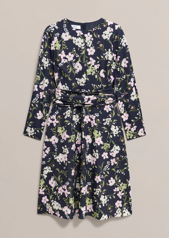 Sabine Floral Tie Dress