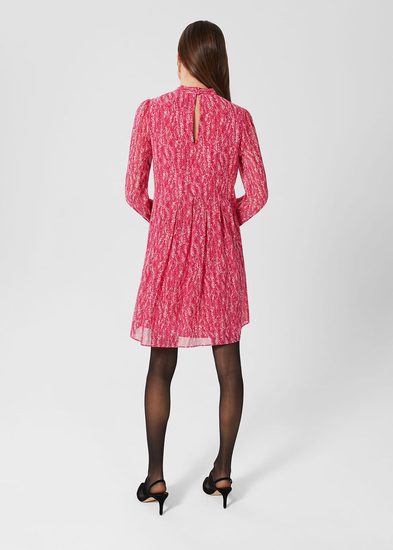 Dominica Spot Dress, Pink Multi, hi-res