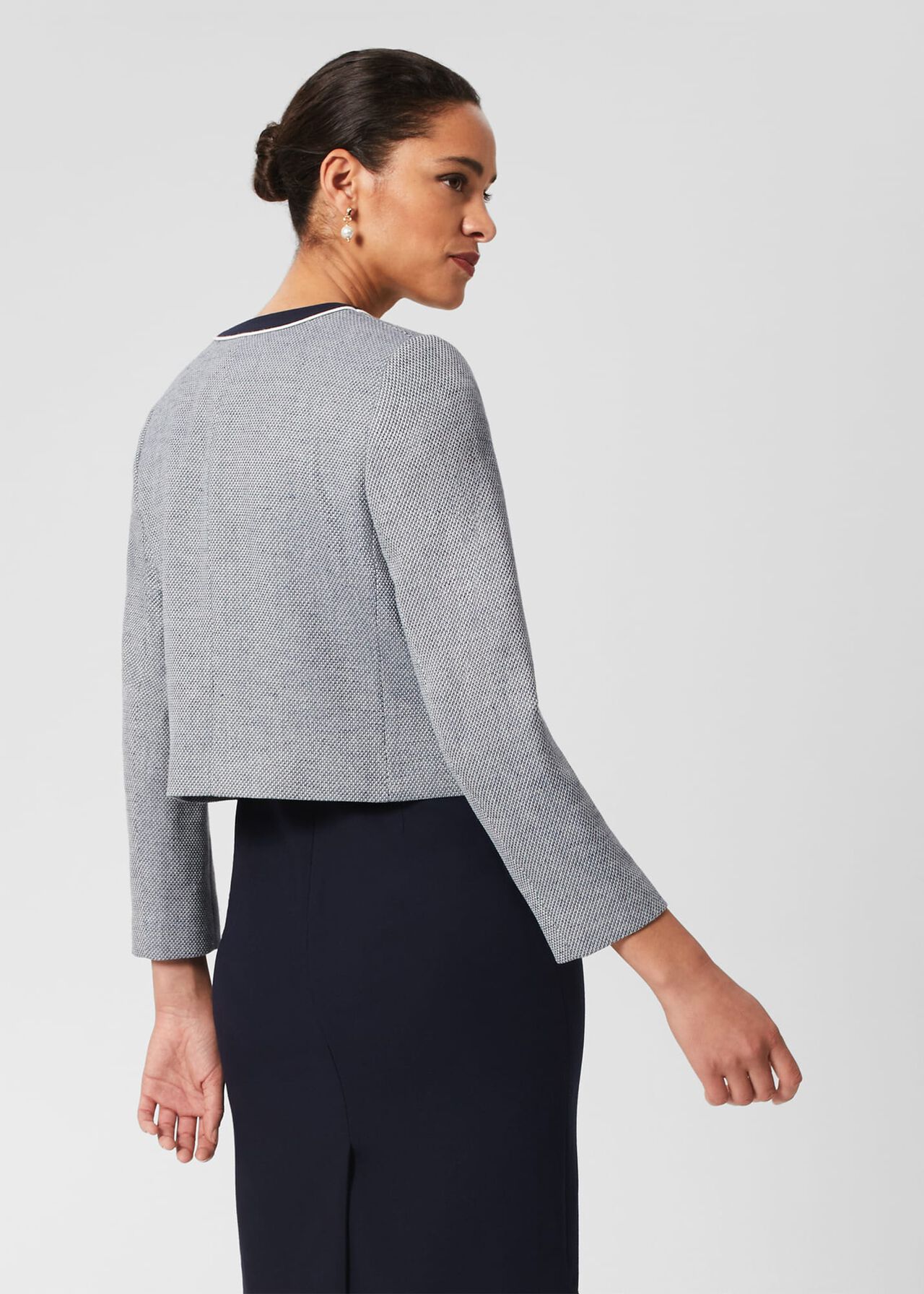 Petite Steph Jacket, Navy Multi, hi-res