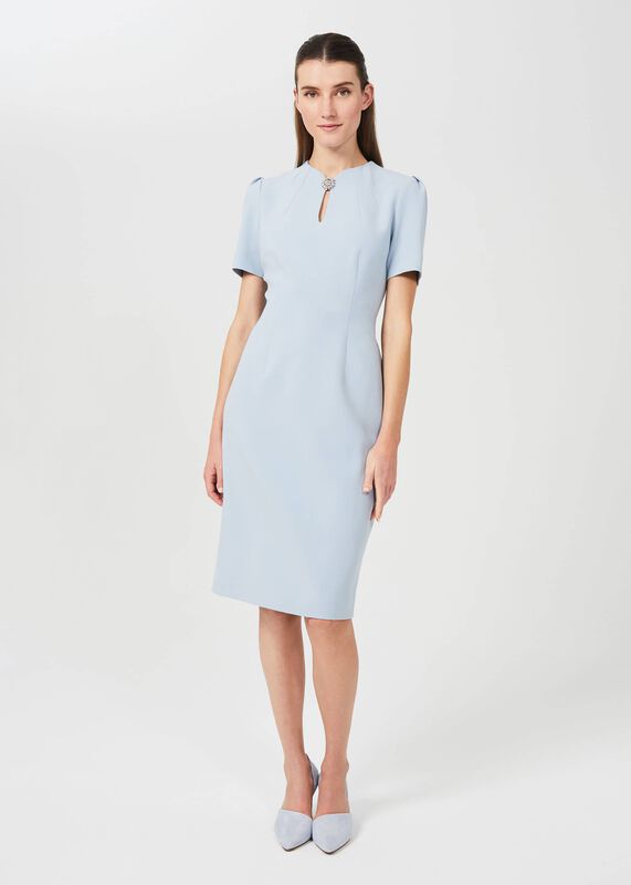 Ana Crepe Shift Dress