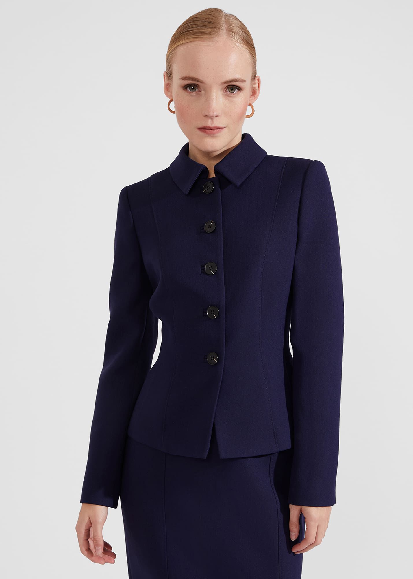 Shop Business Formal Stretch Skirt Suit For Women - Lavender