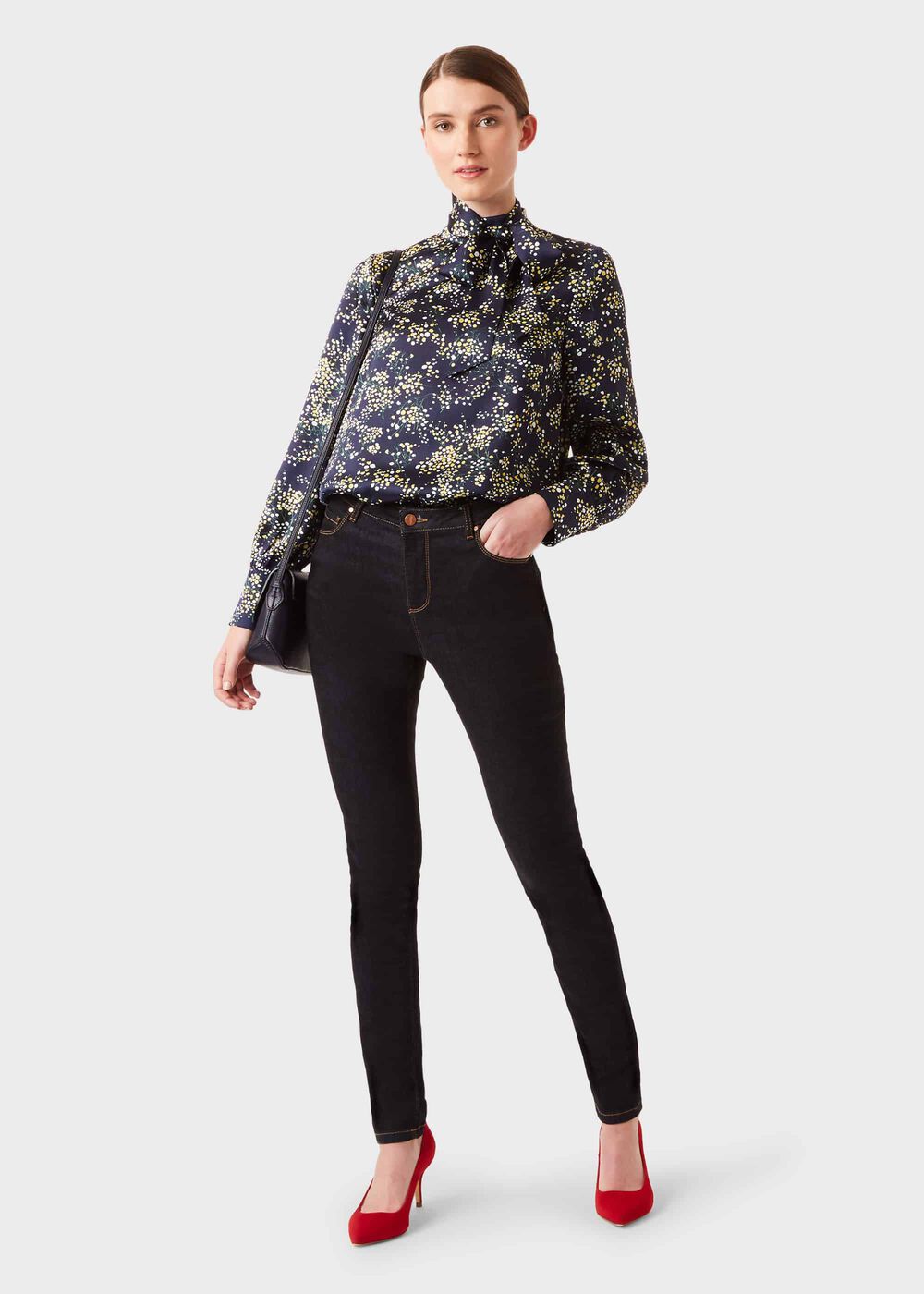 Madeline Floral Top, Midnight Multi, hi-res