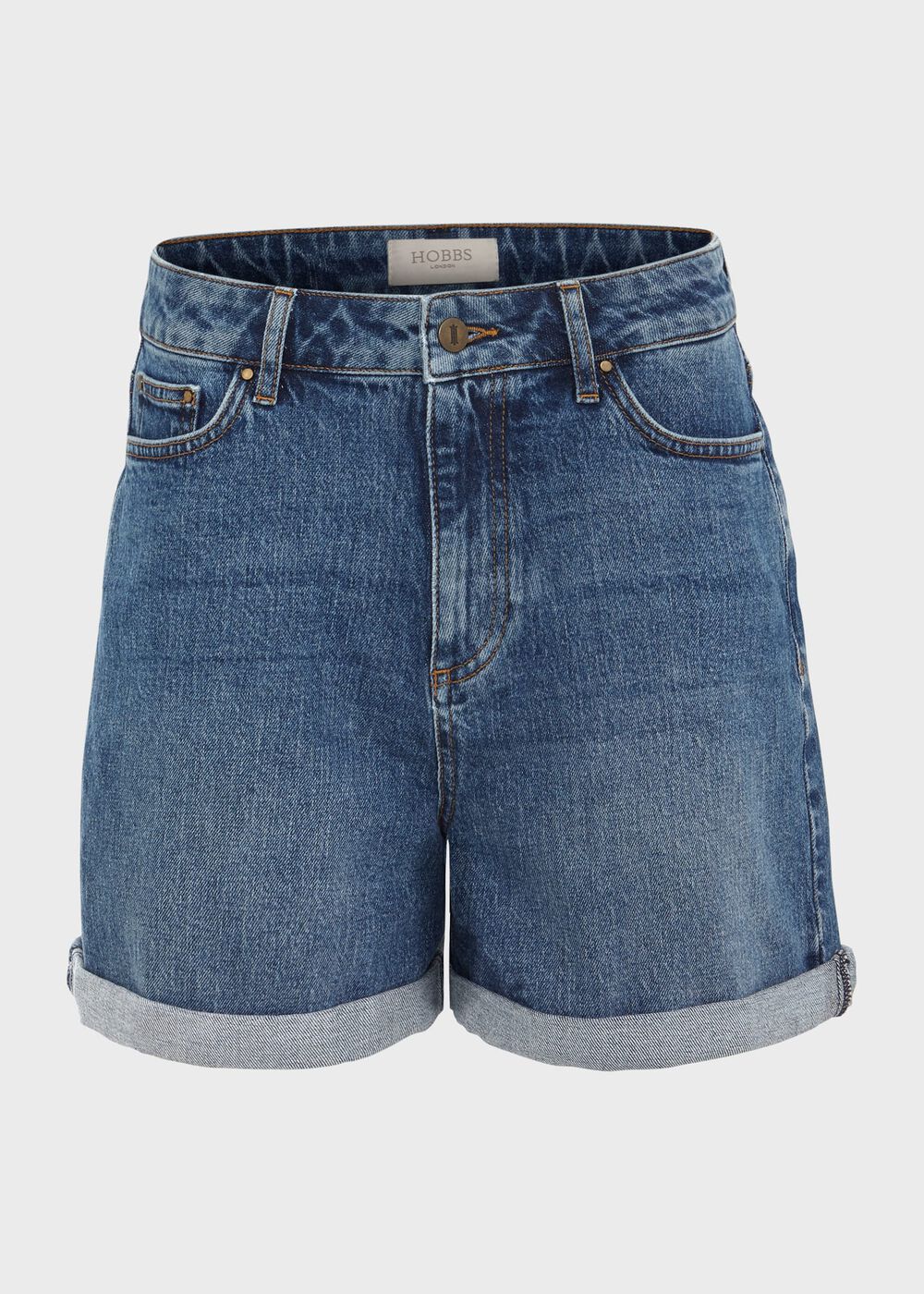 Edeline Shorts, Mid Wash, hi-res