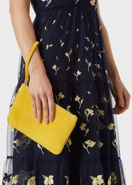 Chelsea Suede Wristlet, Sunshine Yellow, hi-res