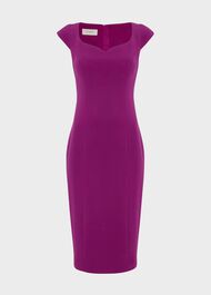Lillia Shift Dress, Magenta Purple, hi-res