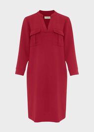 Katelena Tunic Dress, Berry Pink, hi-res