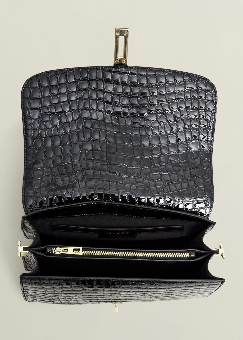 Larissa Leather Crossbody Bag, Black, hi-res