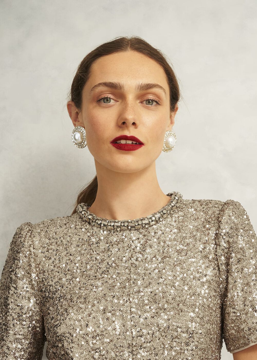 Carina Earrings, Ivory, hi-res
