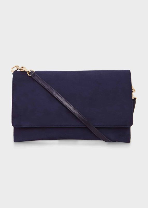 Chelsea Suede Clutch Bag