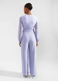 Vivian Wide Leg Jumpsuit, Blue Skies, hi-res