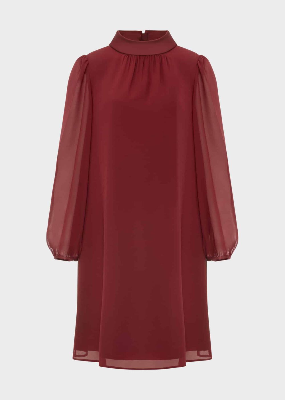 Ciara A Line Dress , Deep Red, hi-res
