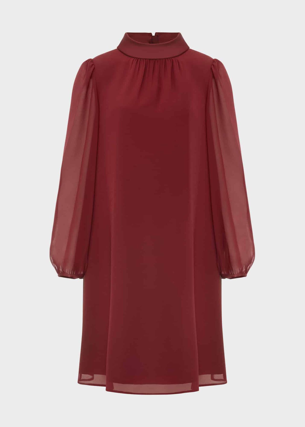 Ciara A Line Dress , Deep Red, hi-res