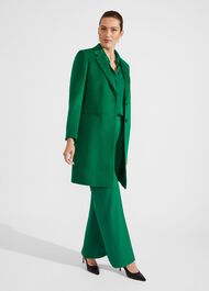 Tilda Wool Coat, Malachite Green, hi-res