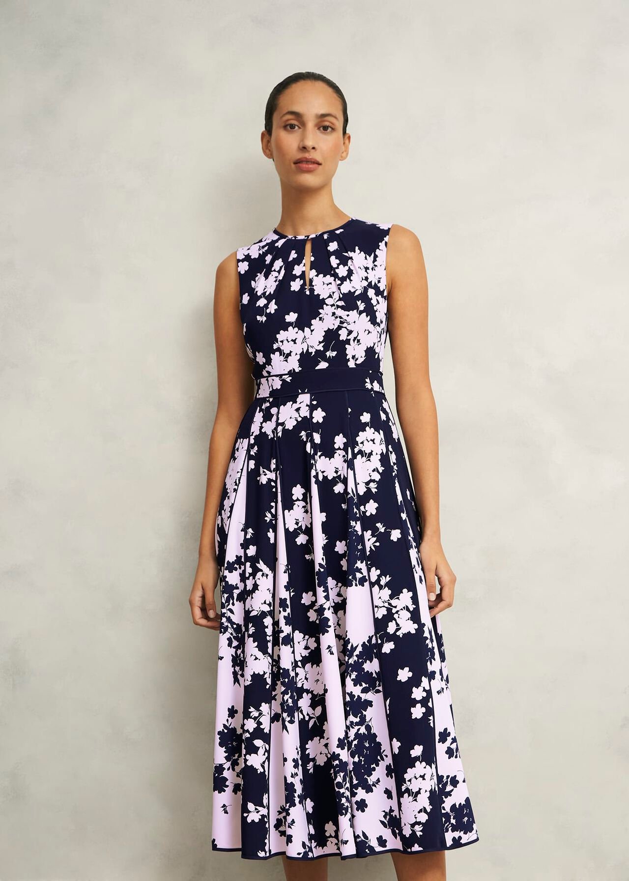 Petite Angelica Dress, Midnight Pink, hi-res