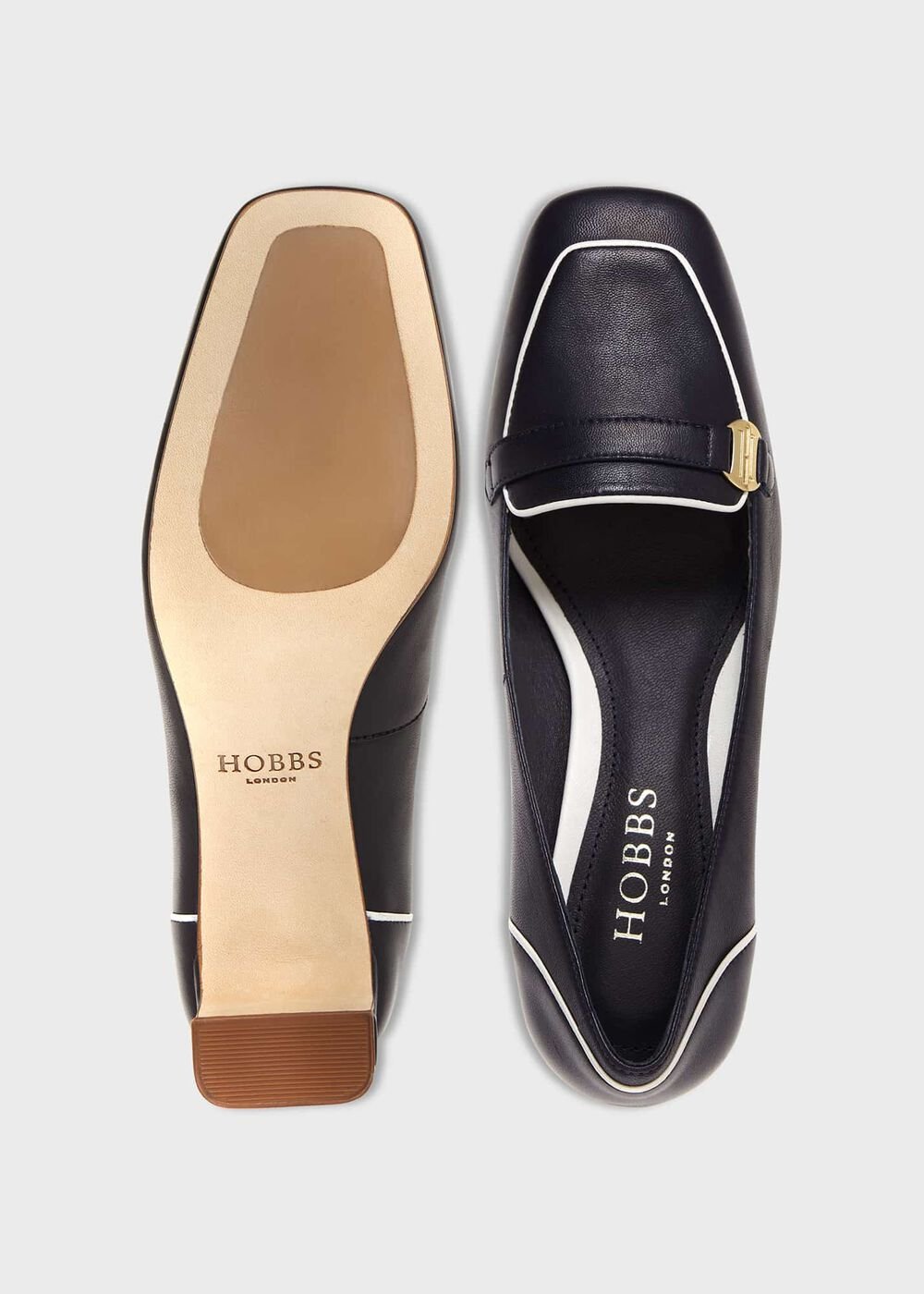 Carolina Block Heel, Navy, hi-res