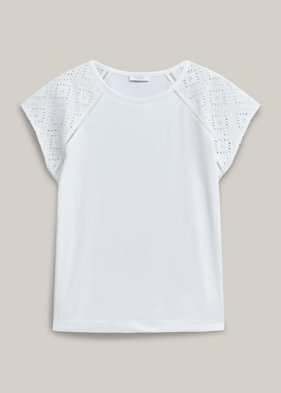 Ivana Cotton Broderie Top