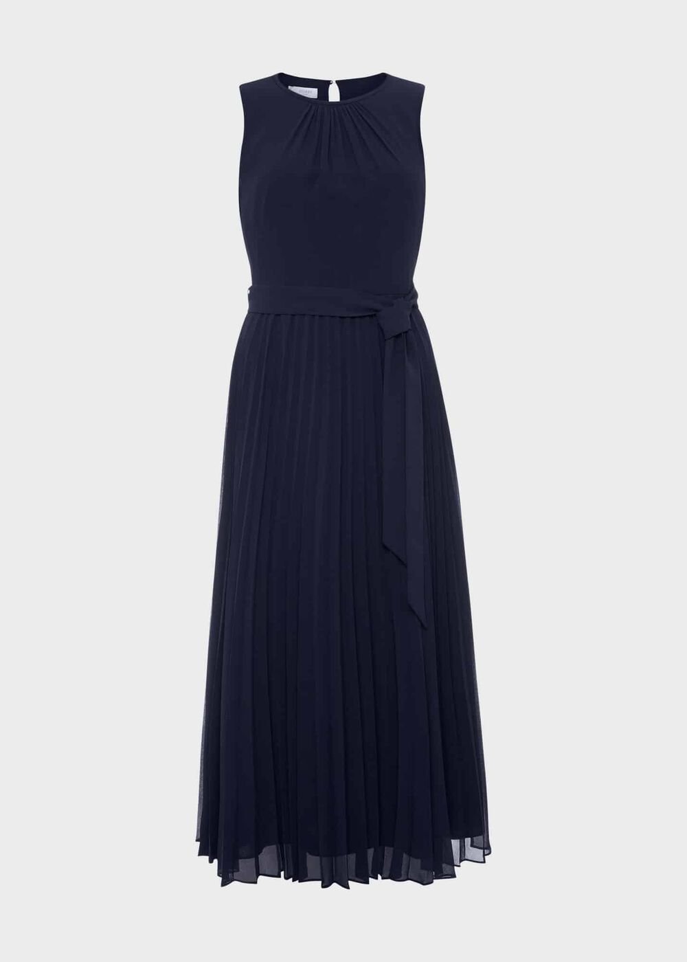 Petite Blythe Midi Dress, Midnight Navy, hi-res