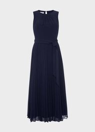 Petite Blythe Midi Dress, Midnight Navy, hi-res