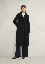 Yasmina Wool Blend Coat, Black, hi-res