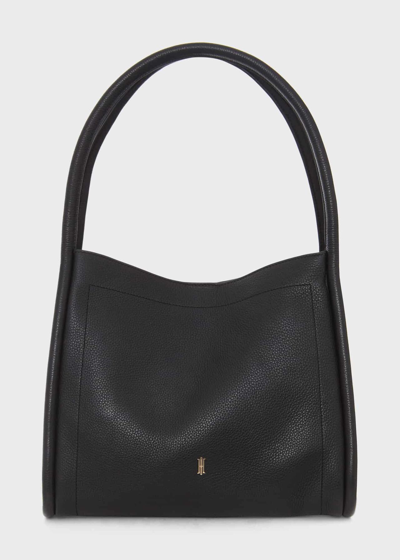 Hurlingham Leather Tote Bag, Black, hi-res