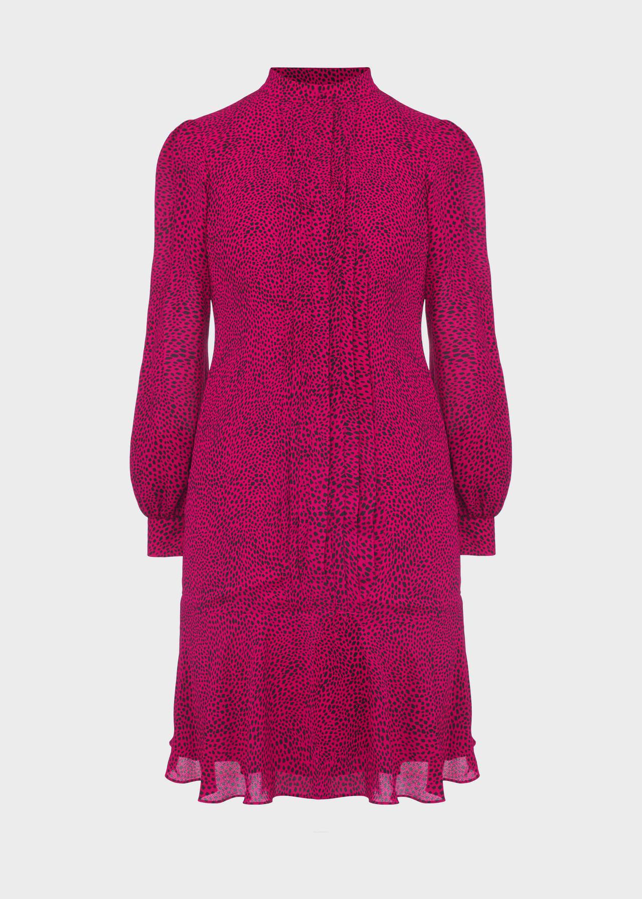 Luella Dress, Fuchsia Black, hi-res