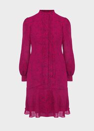 Luella Dress, Fuchsia Black, hi-res