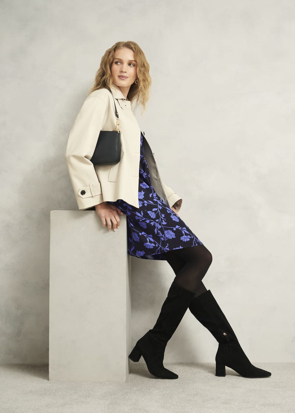 Valeria Dress, Navy Twilight, hi-res