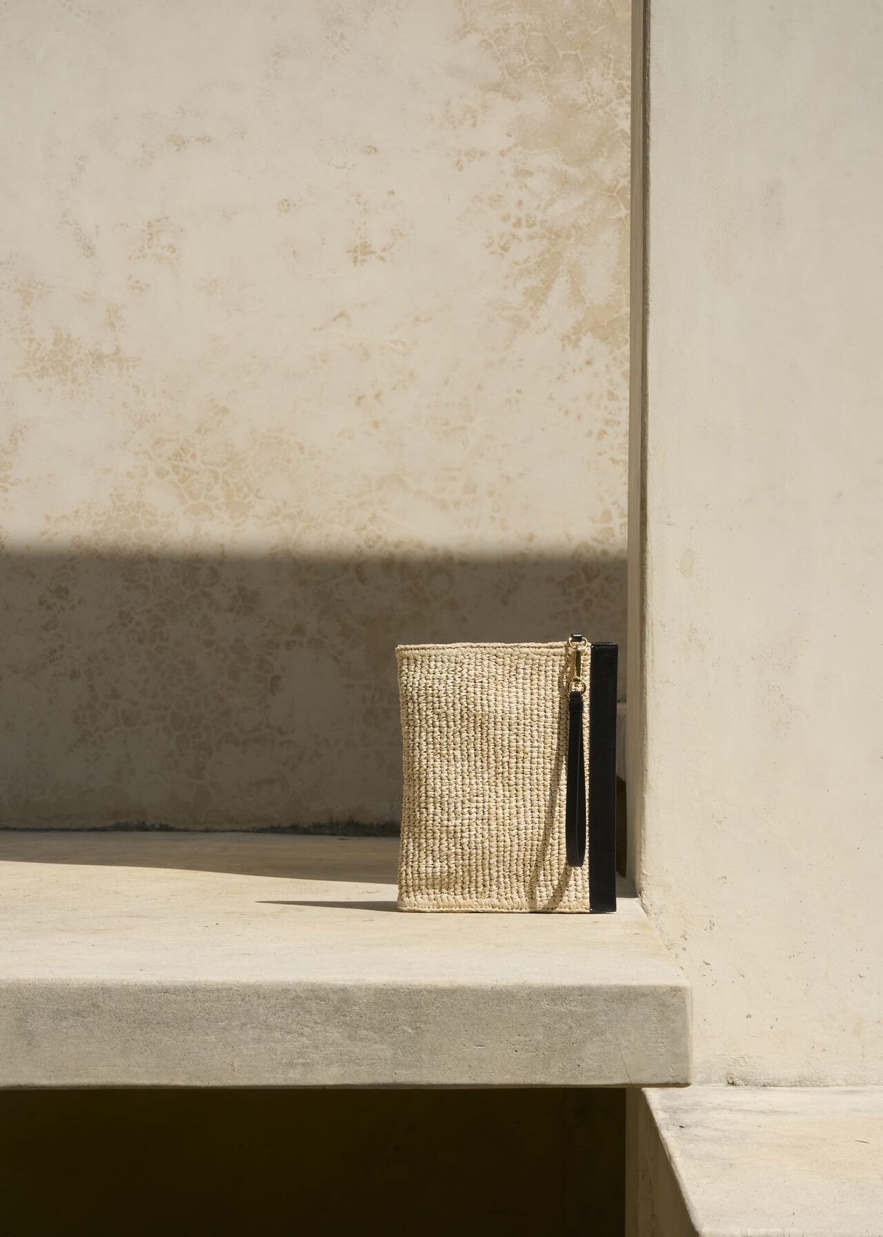 Adrianna Clutch, Natural Black, hi-res