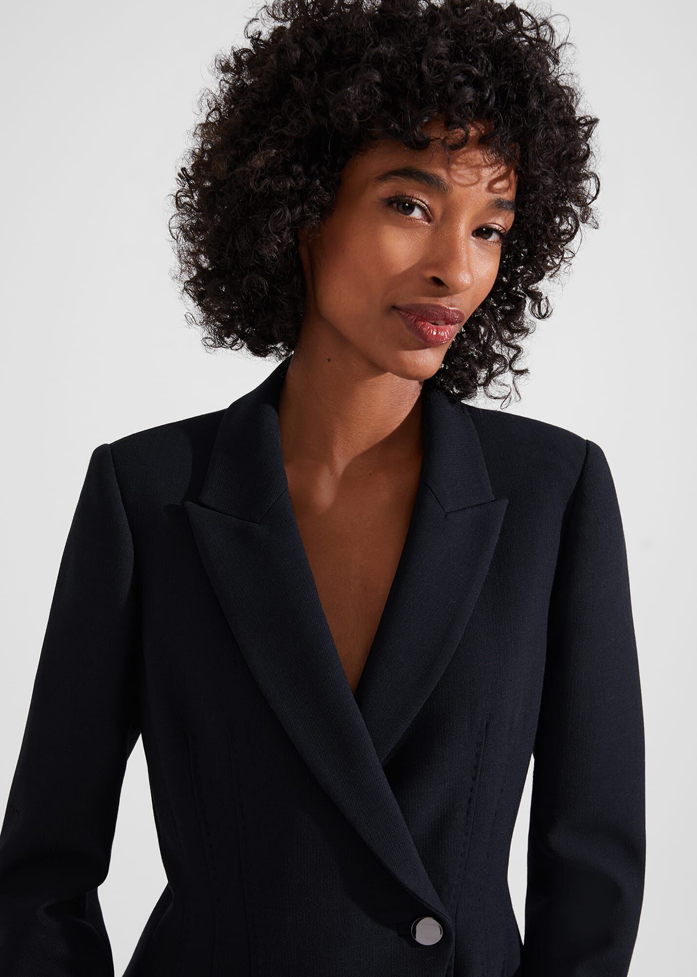 Womens black wool outlet jacket