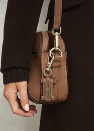 Rhianne Key Ring, Tan, hi-res