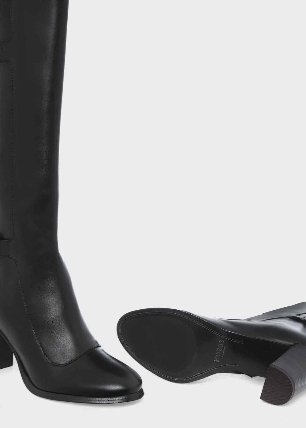Nell Long Boot, Black, hi-res