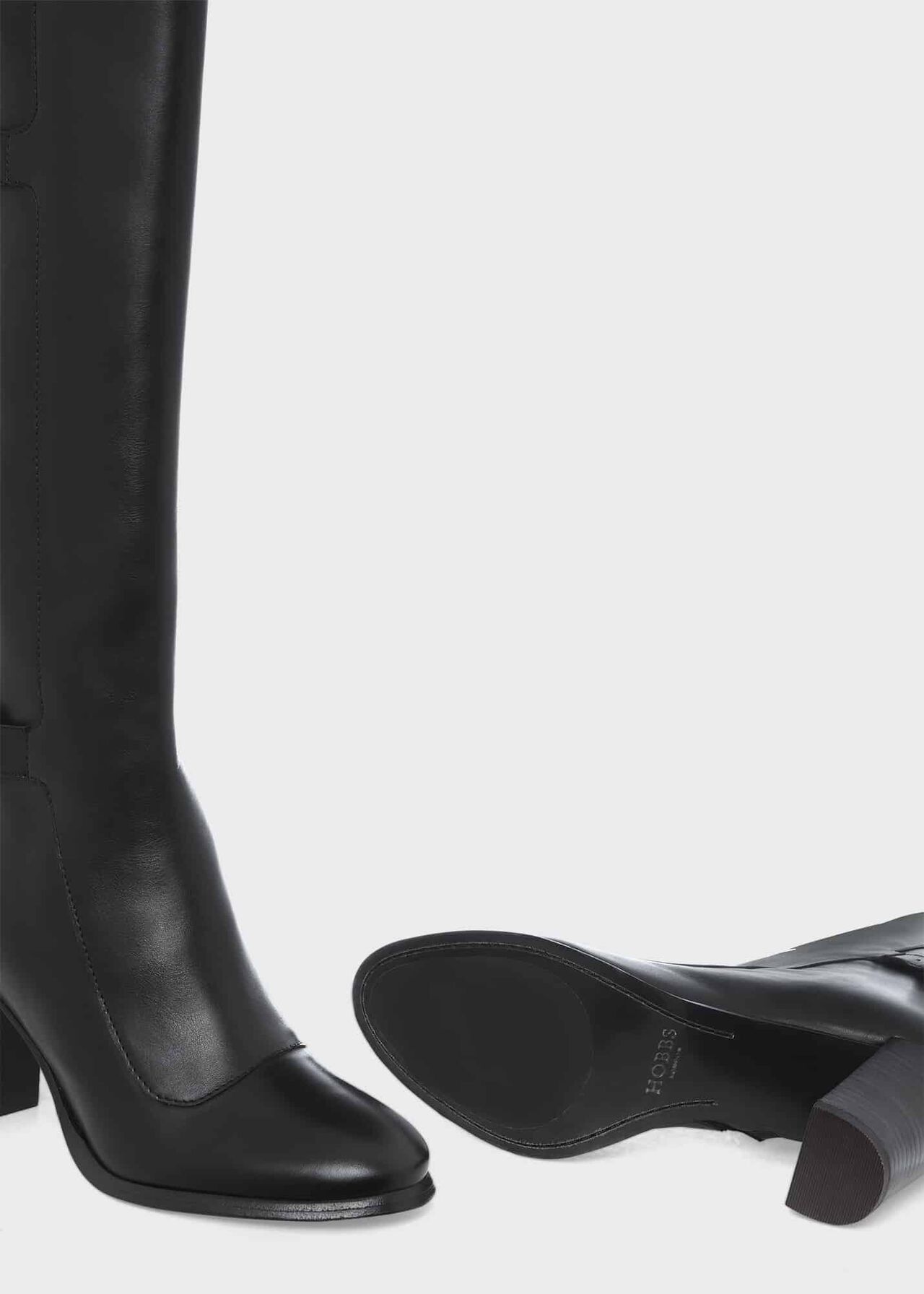 Nell Long Boot, Black, hi-res