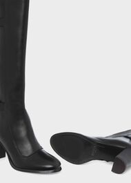 Nell Long Boots, Black, hi-res
