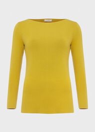 Cesci Jumper, Lemon Yellow, hi-res