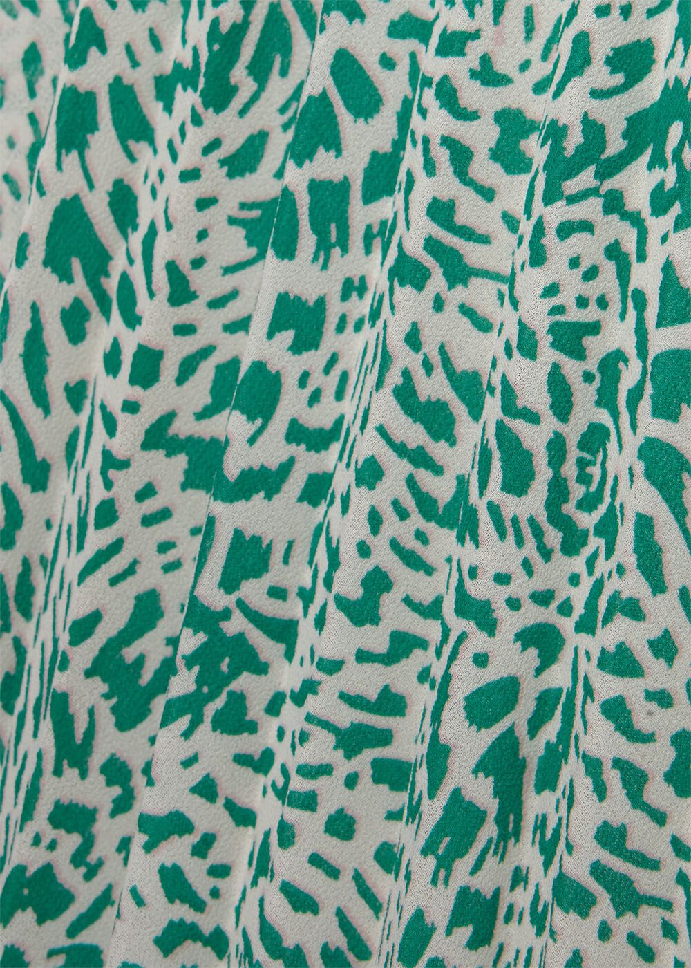 Blythe Pleated Midi Dress, Green Multi, hi-res