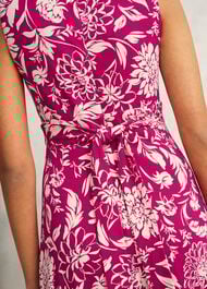 Marylise Jersey Dress, Pink Cream, hi-res