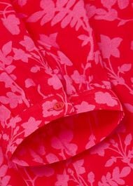 Essie Floral Blouse, Red Pink, hi-res