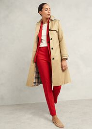 Miley Tapered Trousers, Begonia Red, hi-res