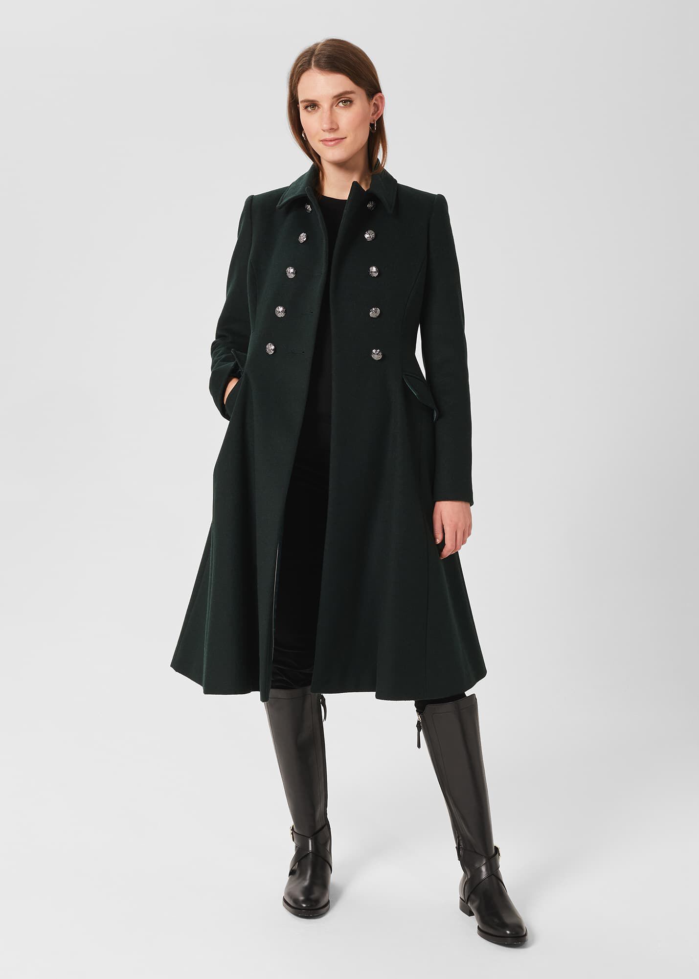 Forest green coat hotsell