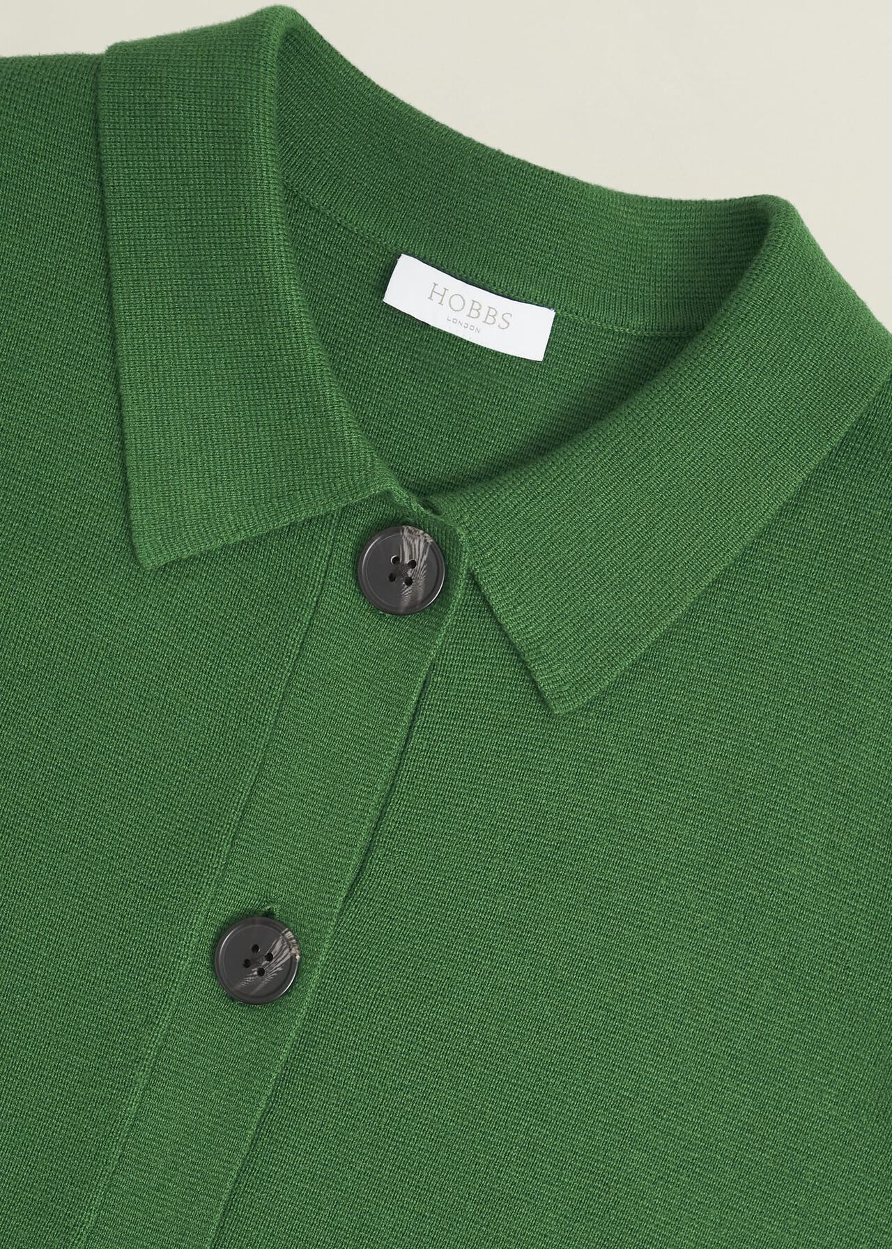 Mia Cotton Wool Knitted Jacket , Verdant Green, hi-res