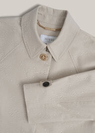 Vivienne Shower Resistant Trench Coat, Buff Grey, hi-res