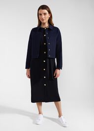 Tania Shirt Dress, Hobbs Navy, hi-res