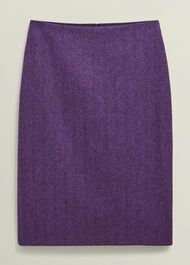 Daphne Wool Skirt, Purple Multi, hi-res