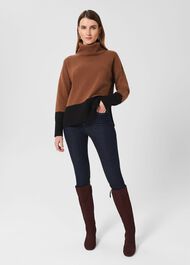 Imogen Long Boot, Aubergine, hi-res